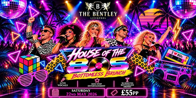 ⚡ HOUSE OF THE 80s – THE ULTIMATE BOTTOMLESS BRUNCH! ⚡