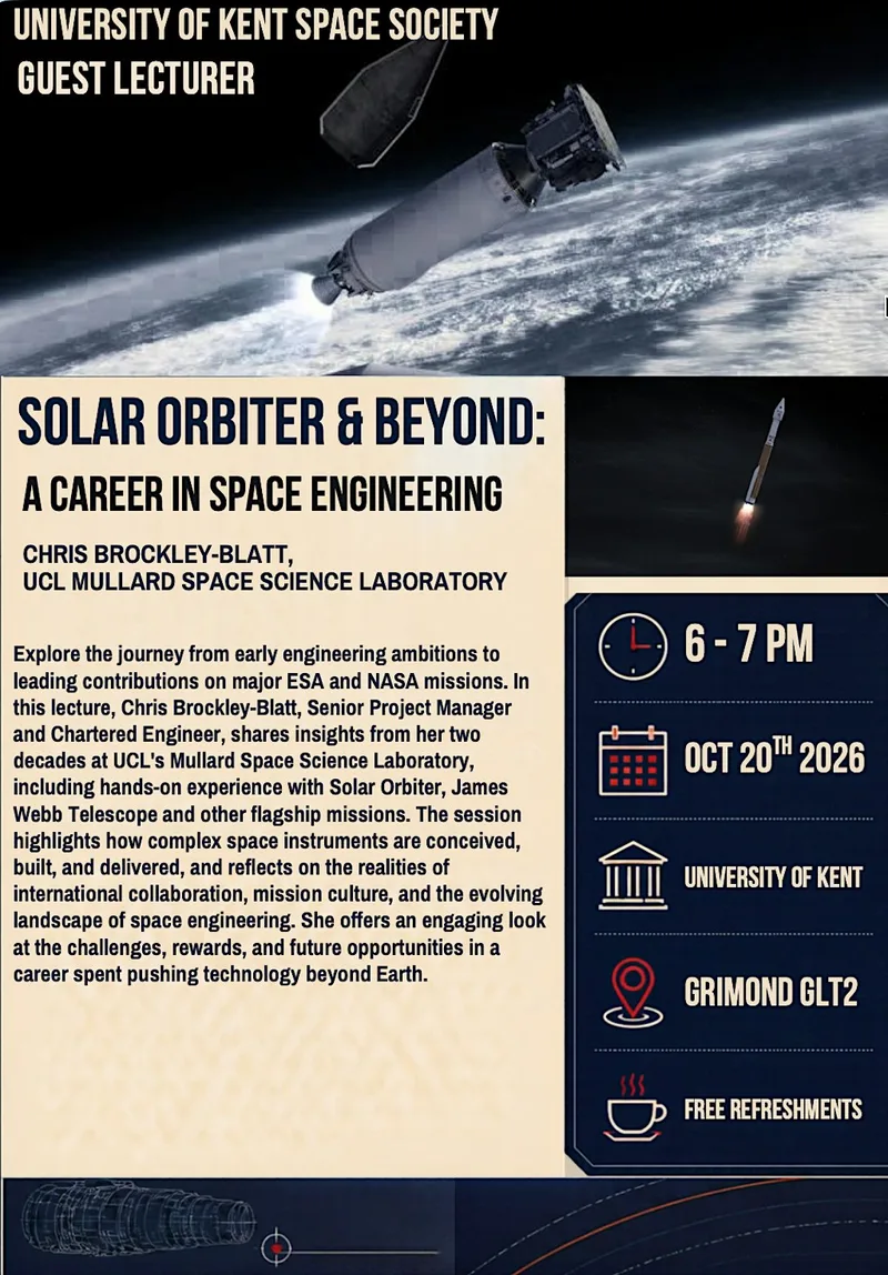 Solar Orbiter & Beyond a Career in Space Engineering