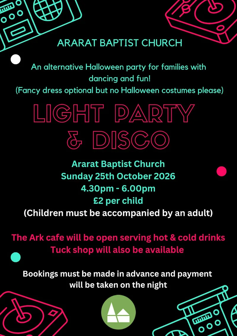 Light Party & Disco (An alternative Halloween party)