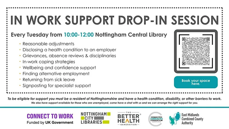In-Work Support Drop In - Nottingham Central