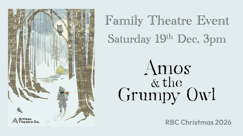 Family Theatre Show — Amos & the Grumpy Owl — Christmas Event in Rochester