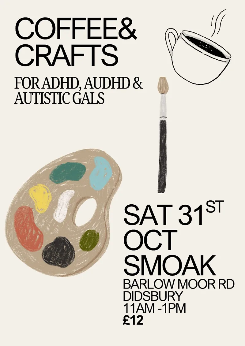 Coffee, Crafts & Chats for Neurodivergent Gals