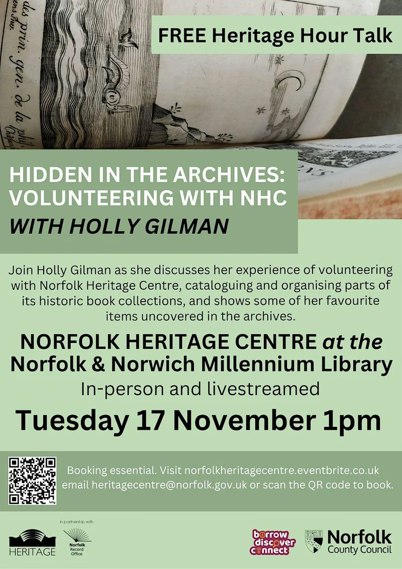IN PERSON Hidden in the Archives: Volunteering at NHC, with Holly Gilman
