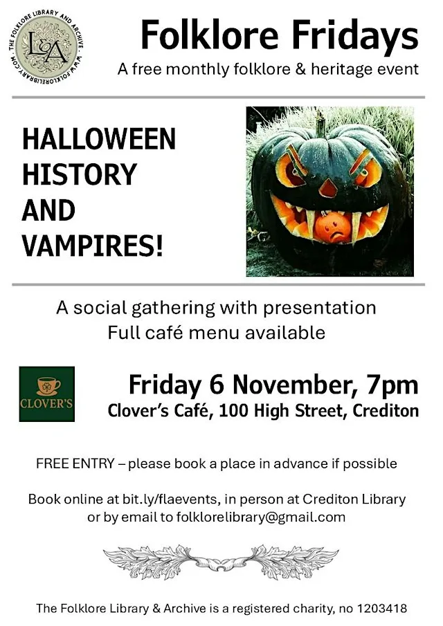 Halloween History and Vampires (Folklore Friday)
