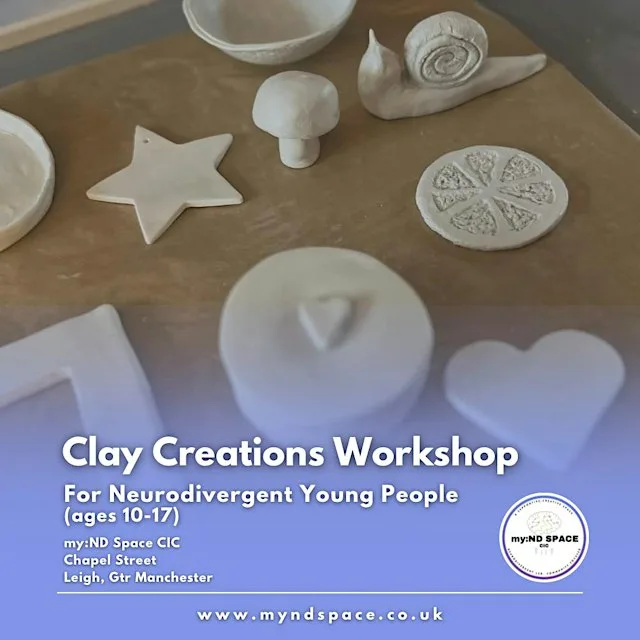 Clay Creations workshop for Neurodivergent Young People
