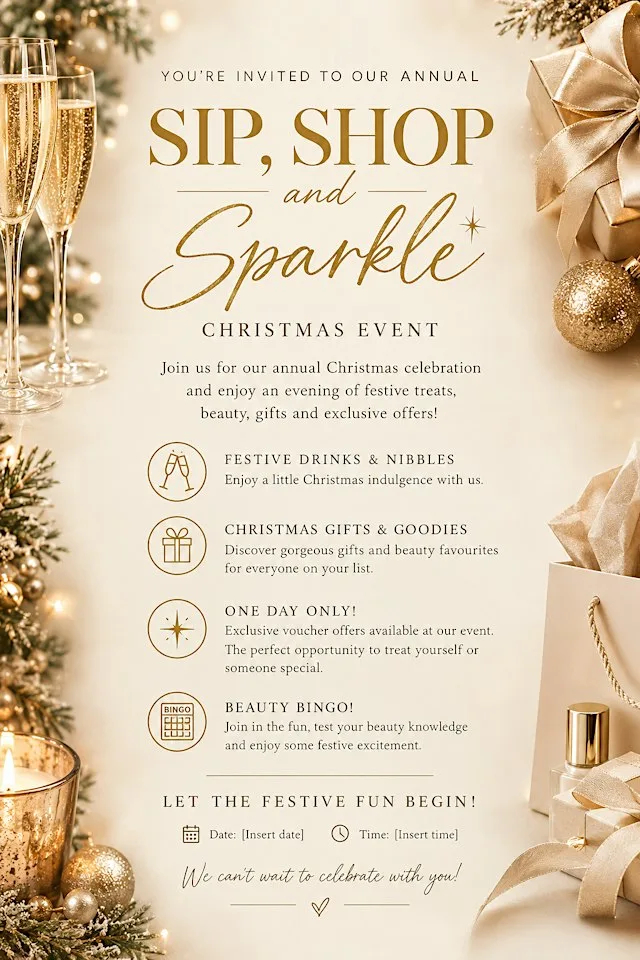 Sip, Shop and Sparkle