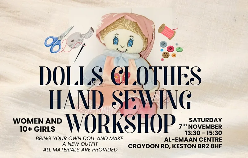Dolls Clothes Hand Sewing Workshop