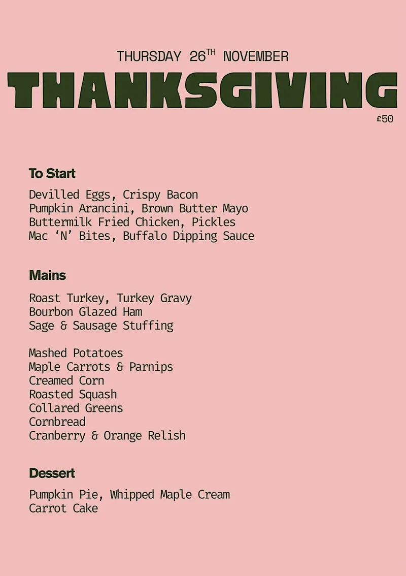 Thanksgiving Supper Club