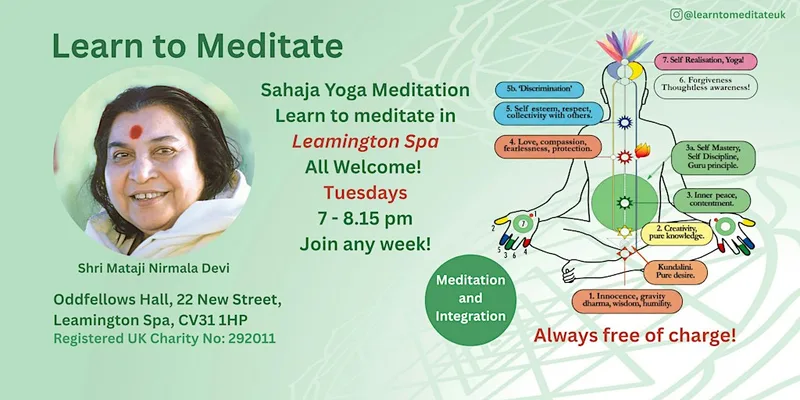 Learn to meditate - Free Course- Leamington Spa - Meditation & integration