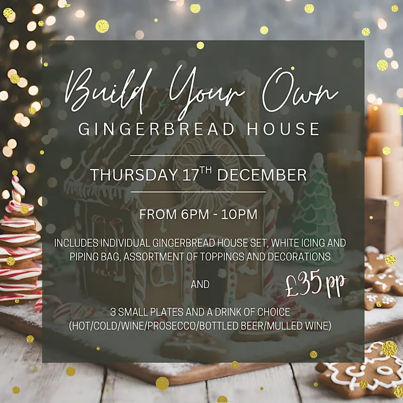 Build Your Own Gingerbread House at Moko
