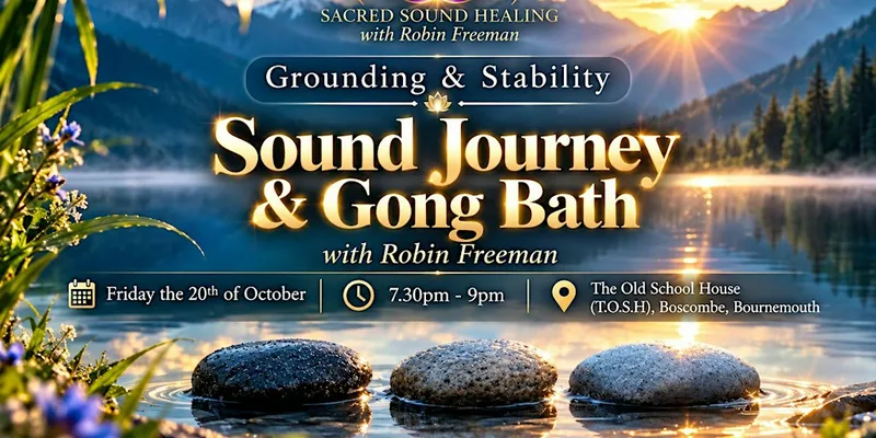 Grounding & Stability Candlelight Sound Journey & Gong Bath - Bournemouth