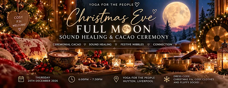 Christmas Eve Full Moon Sound Healing & Cacao PJ's Ceremony