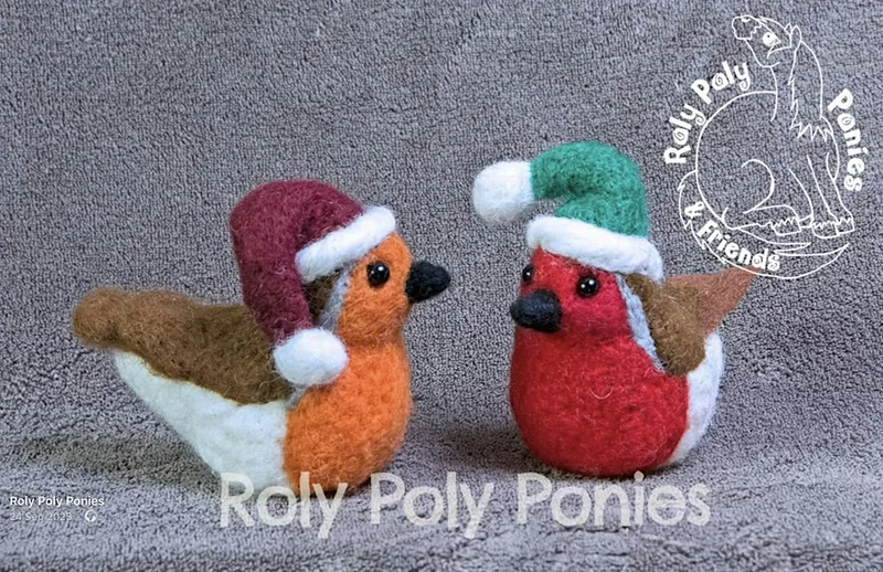 Needle-Felted Festive Robins Workshop for Adults