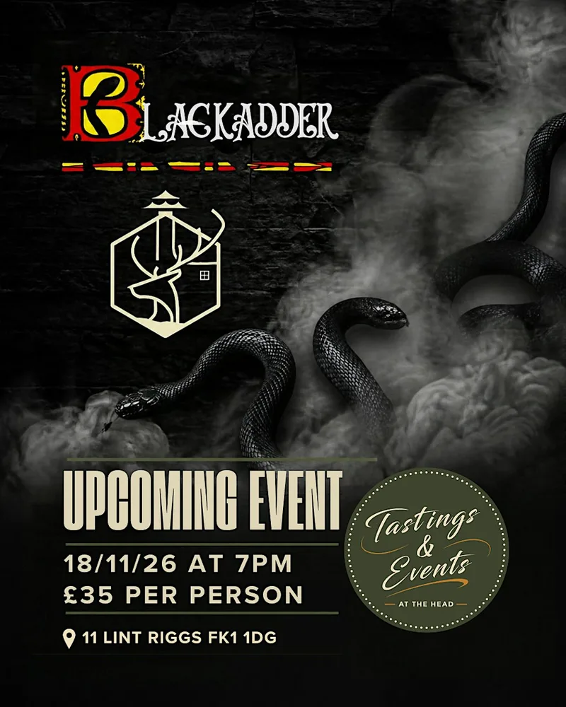 Blackadder Tasting at The Head - Whisky & More Falkirk