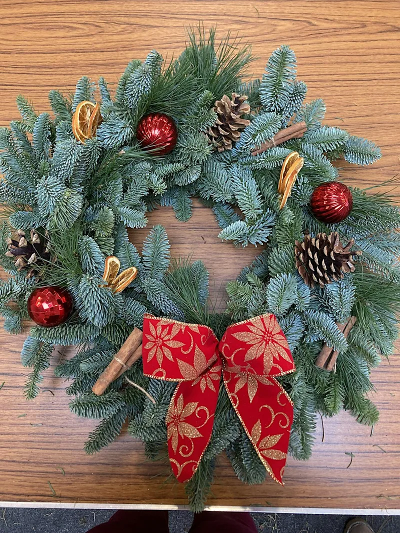 Christmas Wreath Making evening