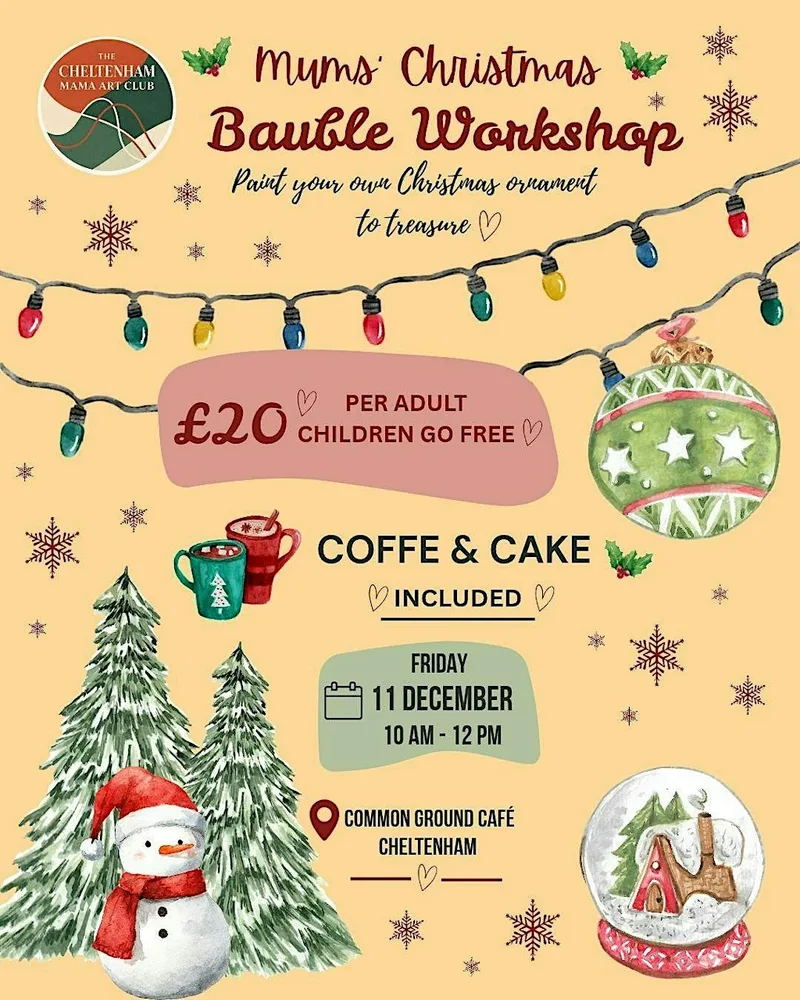 Mums' Christmas BAUBLE WORKSHOP