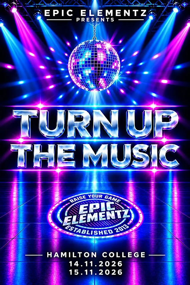 Epic Elementz presents ‘Turn up the music 2026’