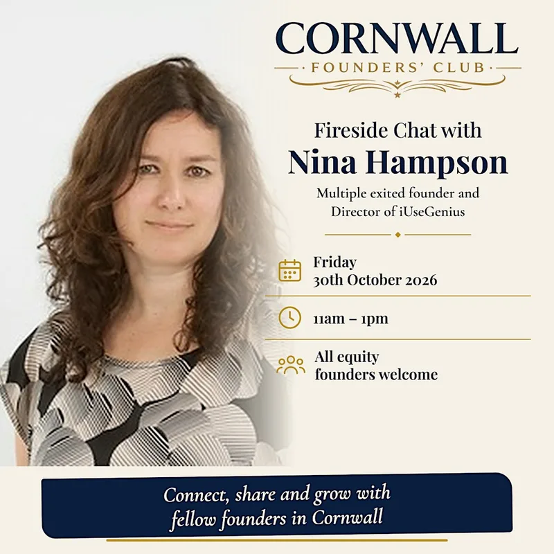 Cornwall Founders' Club October 2026