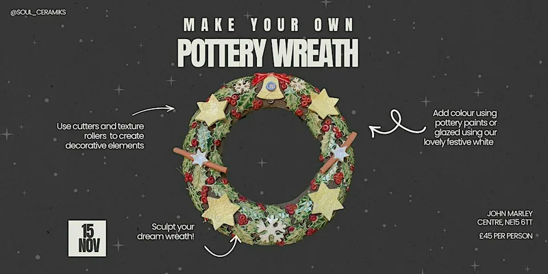 Christmas Wreath Making - Pottery Workshop