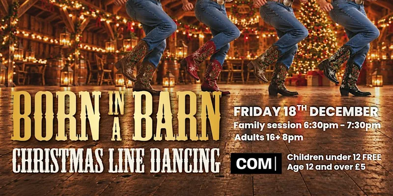 'Born In A Barn!" Christmas Line Dancing