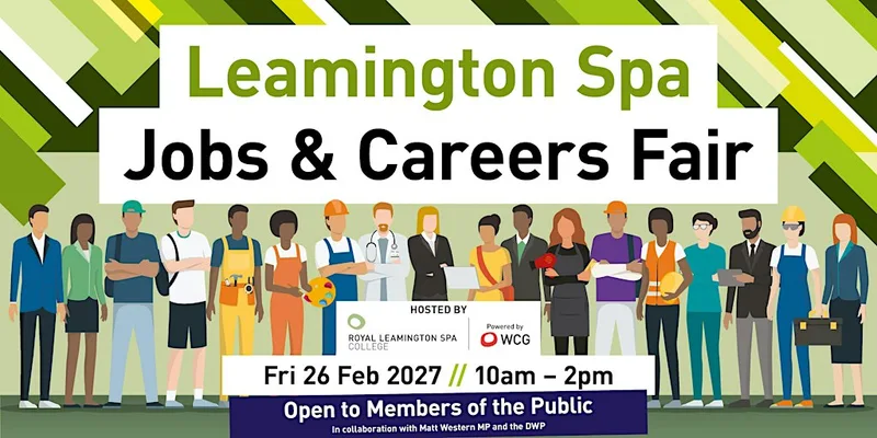 Royal Leamington Spa College Jobs & Careers Fair – Public & Jobseekers Day