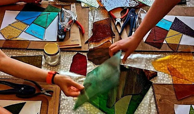 Stained Glass Workshop: Leaded Panel