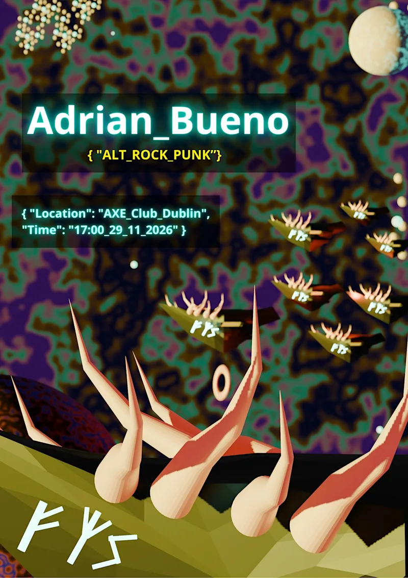 Adrian Bueno(Full Band) Live In Axe Club Dublin