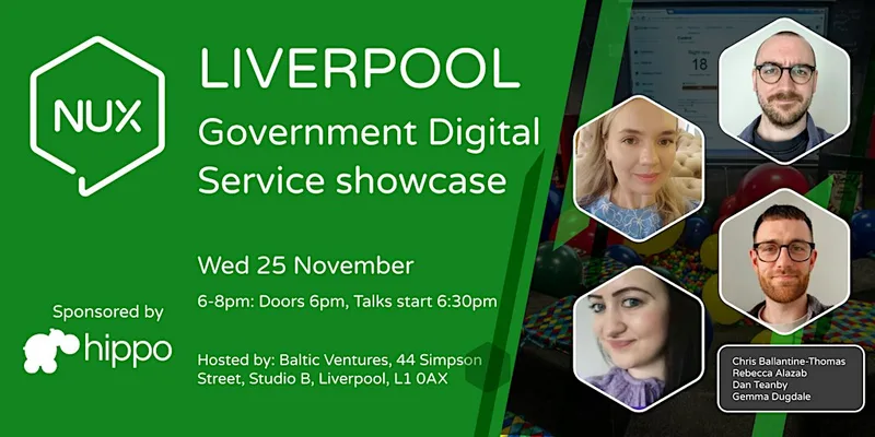 NUX Liverpool: Government Digital Service showcase