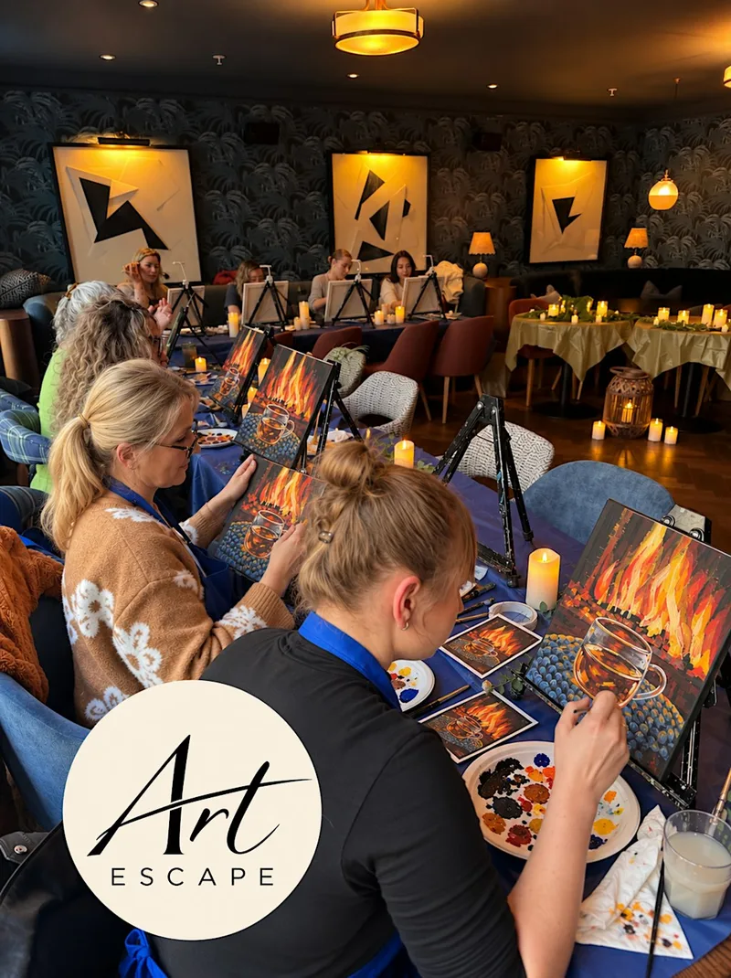 Cardiff Painting Workshop | Cosy Candlelit Art Experience