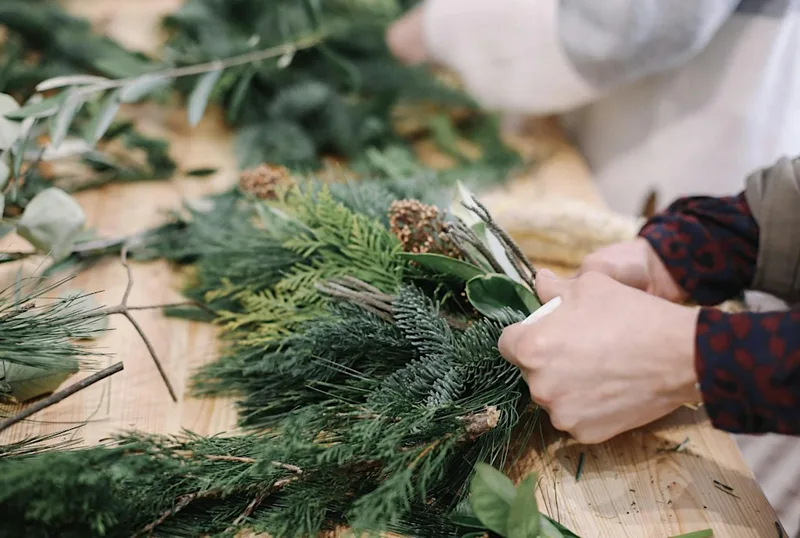 Wreath Making Masterclass at St Michael's Manor Hotel
