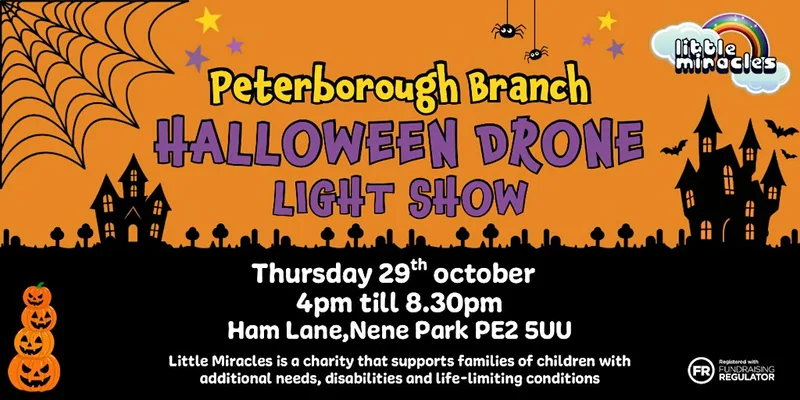 Halloween Light Drone Show Nene Park