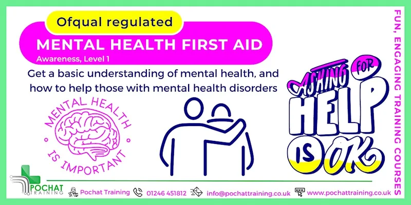 Mental Health First Aid, Level 1 - Awareness Course (Physical classroom)