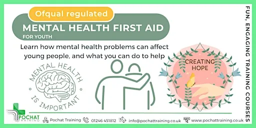 Level 2 Award in First Aid for Youth Mental Health (RQF) (Physical classro