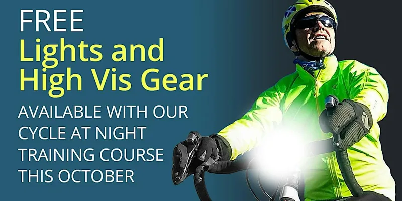 Safe cycling by light at night