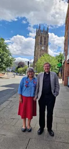 Final service for Paul and Sarah Maybury before retirement