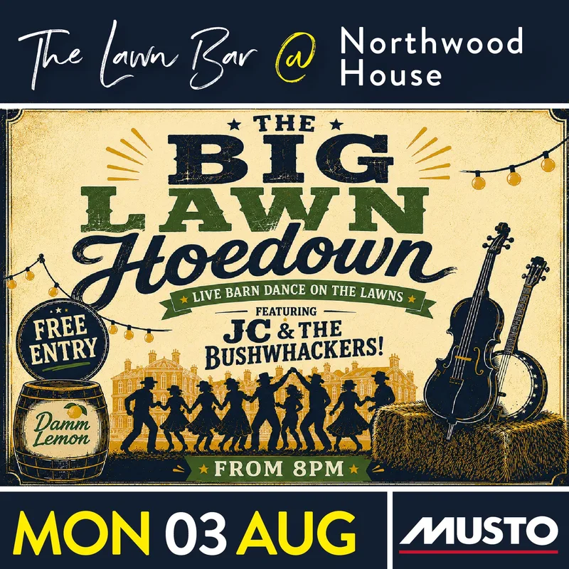 The Big Lawn Hoedown with JC and the Bushwhackers (Free entry)