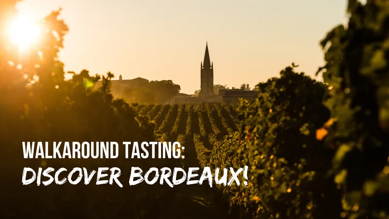 Walkaround Tasting: Discover Bordeaux 12:00 – 13:30