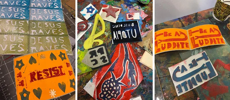 Drop-in DIY Sticker Making