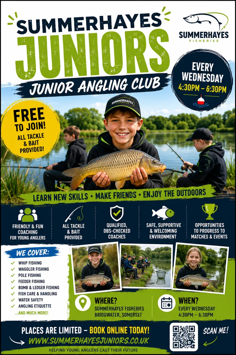Free Junior Fishing Club | Summerhayes Juniors