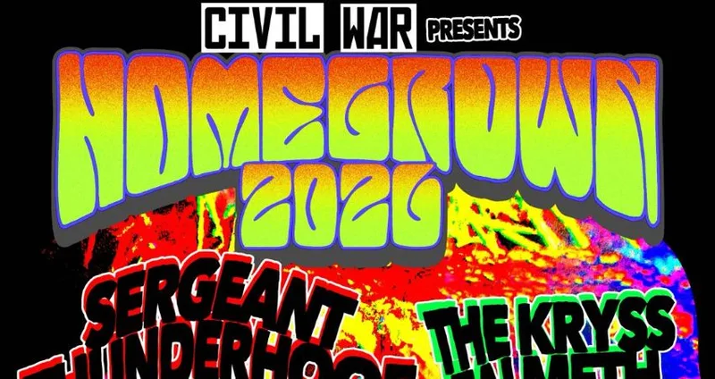 Civil War Presents... Homegrown 2026 (All-Dayer) at the Black Heart