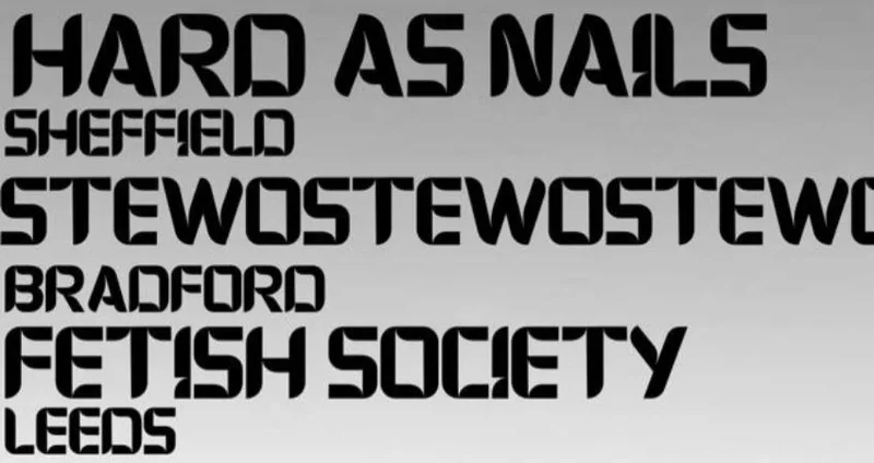 TOAD Presents HARD AS NAILS / STEWOSTEWOSTEWO / FETISH SOCIETY