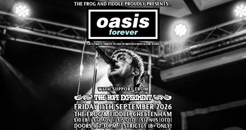 OASIS FOREVER // SUPPORT TO BE ANNOUNCED!
