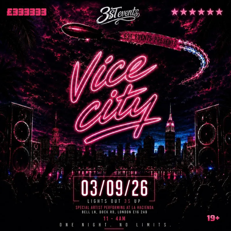 VICE CITY BY 3ST EVENTS